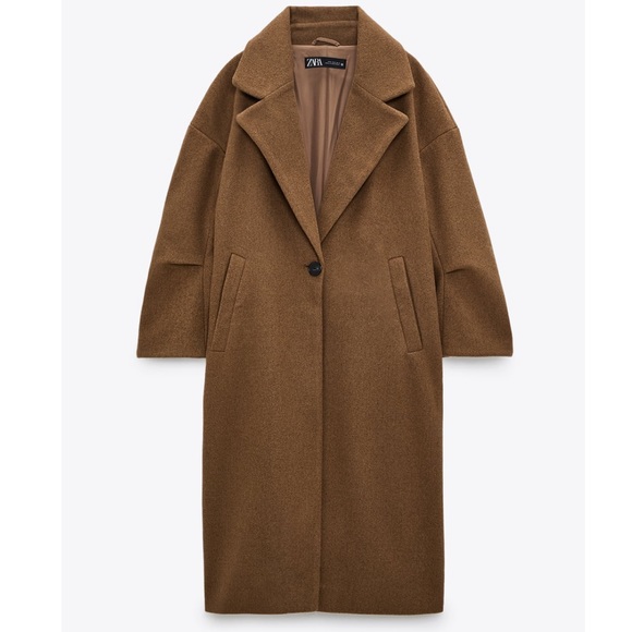 Luxurious Oversized coat with balloon sleeves. - Picture 3 of 5